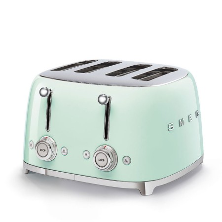 Тостер на 4 скибочки (4х4) Smeg Retro Style Pastel Green (TSF03PGEU)