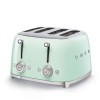 Тостер на 4 скибочки (4х4) Smeg Retro Style Pastel Green (TSF03PGEU)