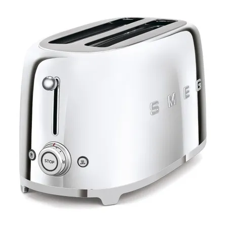 Тостер на 4 скибочки (2х4) Smeg Retro Style Chrome (TSF02SSEU)