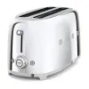 Тостер на 4 скибочки (2х4) Smeg Retro Style Chrome (TSF02SSEU)