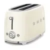 Тостер на 4 скибочки (2х4) Smeg Retro Style Creamy (TSF02CREU)