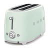 Тостер на 4 скибочки (2х4) Smeg Retro Style Pastel Green (TSF02PGEU)