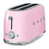 Тостер на 4 скибочки (2х4) Smeg Retro Style Pink (TSF02PKEU)