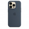 Apple Silicone case для iPhone 14 Pro with MagSafe (Storm Blue) в Івано-Франківську