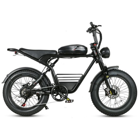 Електровелосипед SAMEBIKE Pilot M20 SR (1000 Вт; 18 А*год; 48 В), колеса 20'', з ручкою газу, чорний