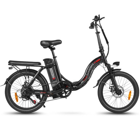 Електровелосипед Samebike CY20 (350 Вт, 12 А*год, 36 В), колеса 20'', з ручкою газу, чорний