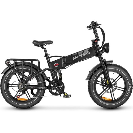 Електровелосипед Samebike RS-A02 (750 Вт, 17 А*год, 48 В), колеса 20'', з ручкою газу, чорний