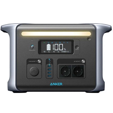 Портативна зарядна станція Anker 757 PowerHouse 1500W/1229Wh (Чорний)